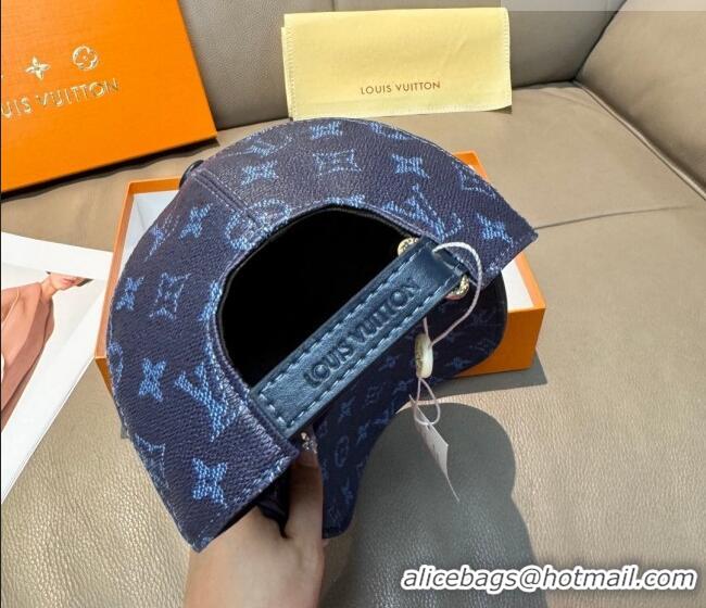 New Design Louis Vuitton Baseball Hat LV010518 Dark Blue 2026