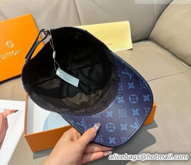 New Design Louis Vuitton Baseball Hat LV010518 Dark Blue 2026
