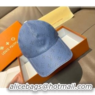 Top Grade Louis Vuitton Baseball Hat LV010518 Light Blue 2026