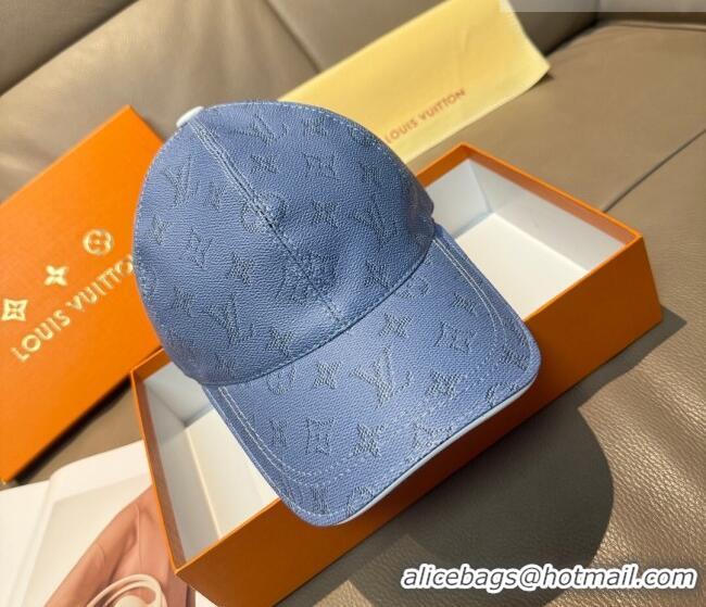 Top Grade Louis Vuitton Baseball Hat LV010518 Light Blue 2026