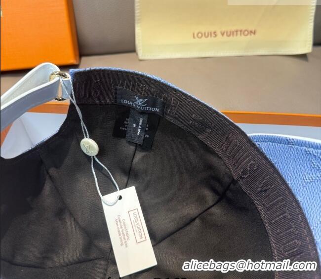 Top Grade Louis Vuitton Baseball Hat LV010518 Light Blue 2026