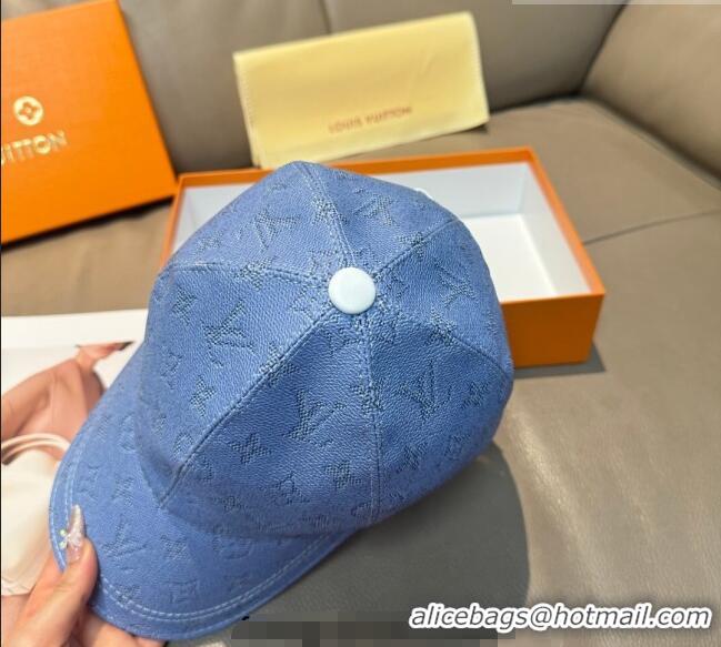 Top Grade Louis Vuitton Baseball Hat LV010518 Light Blue 2026