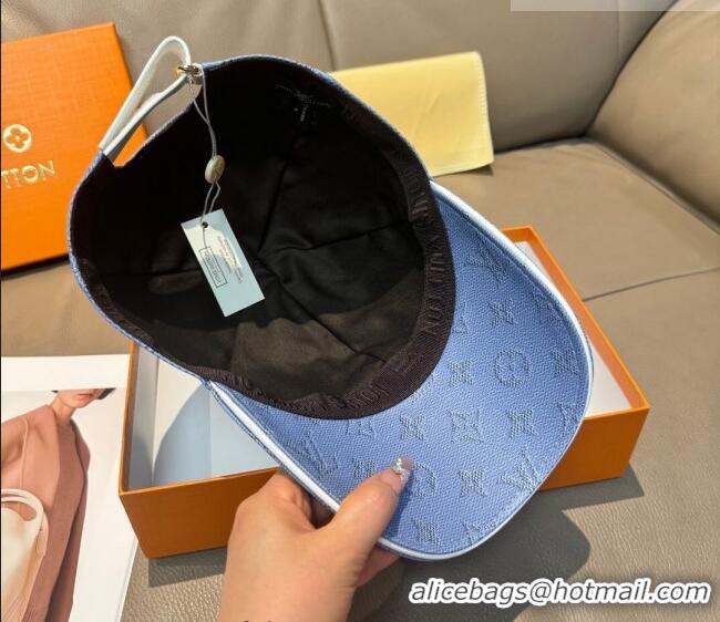 Top Grade Louis Vuitton Baseball Hat LV010518 Light Blue 2026