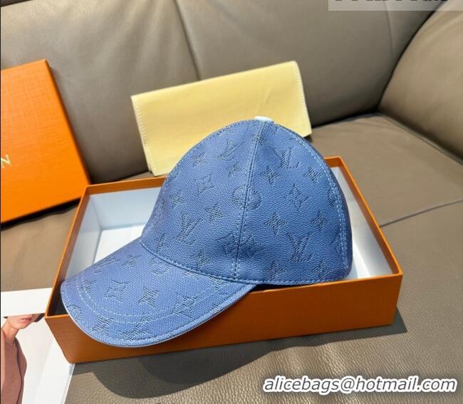 Top Grade Louis Vuitton Baseball Hat LV010518 Light Blue 2026