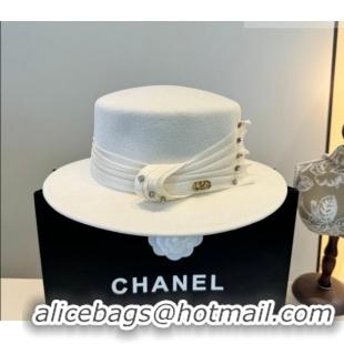 Big Discount Valentino Wide Brim Hat with Strass VLTN010518 White 2026