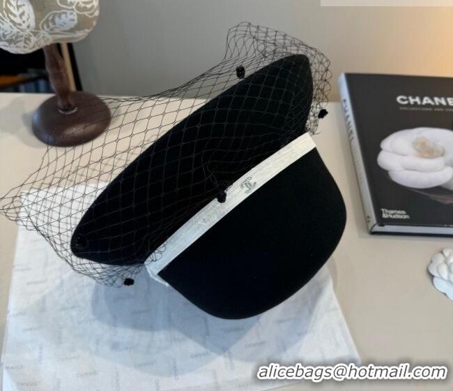 Buy Inexpensive Chanel Wool Bucket Hat with Mesh CH010518 Black 2026