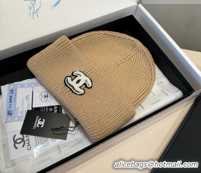Good Looking Chanel Knit Hat CH010520 Beige 2026
