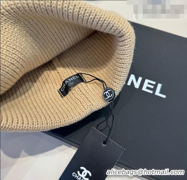 Good Looking Chanel Knit Hat CH010520 Beige 2026