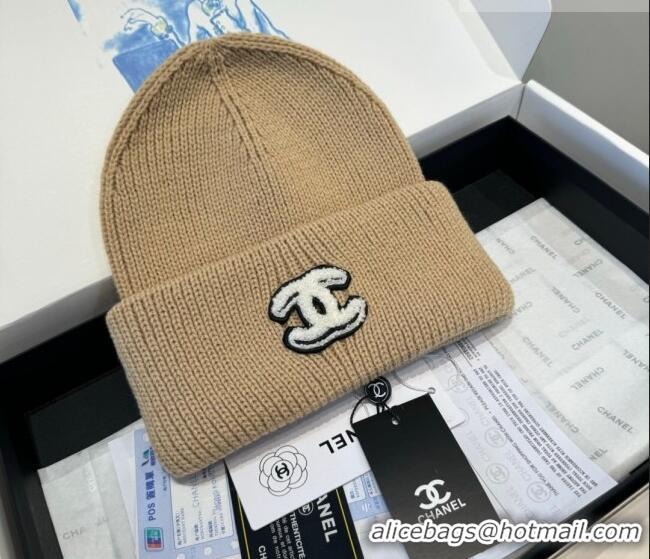 Good Looking Chanel Knit Hat CH010520 Beige 2026