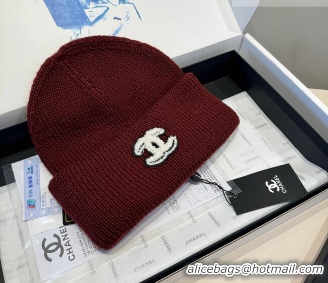 Luxury Cheap Chanel Knit Hat CH010520 Brown 2026