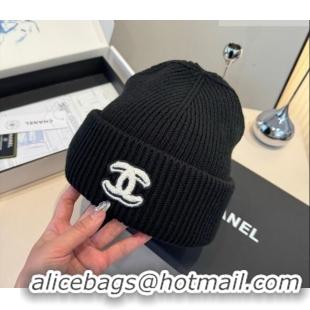 Well Crafted Chanel Knit Hat CH010520 Black 2026