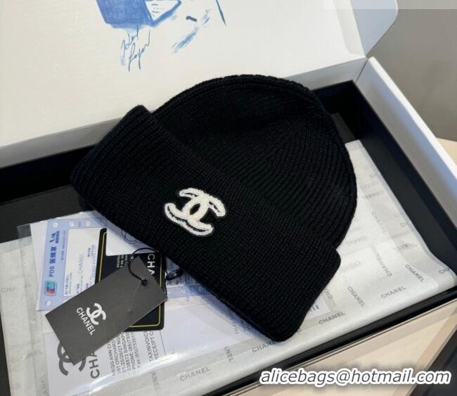 Well Crafted Chanel Knit Hat CH010520 Black 2026