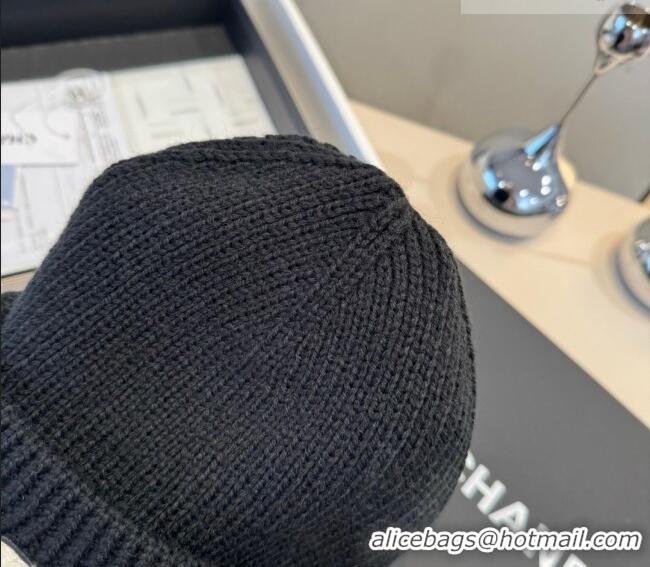 Well Crafted Chanel Knit Hat CH010520 Black 2026