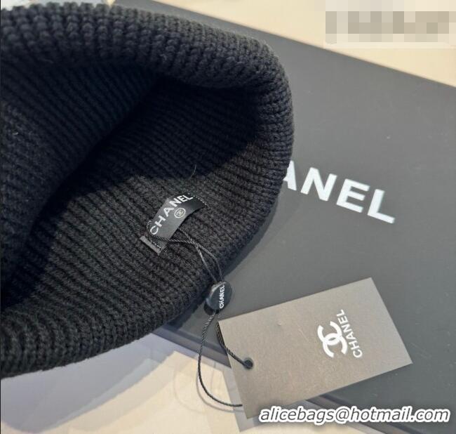 Well Crafted Chanel Knit Hat CH010520 Black 2026