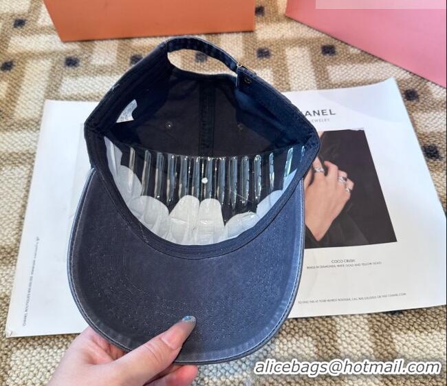 Grade Design Miu Miu Canvas Baseball Hat Washed MIU010522 Blue 2026