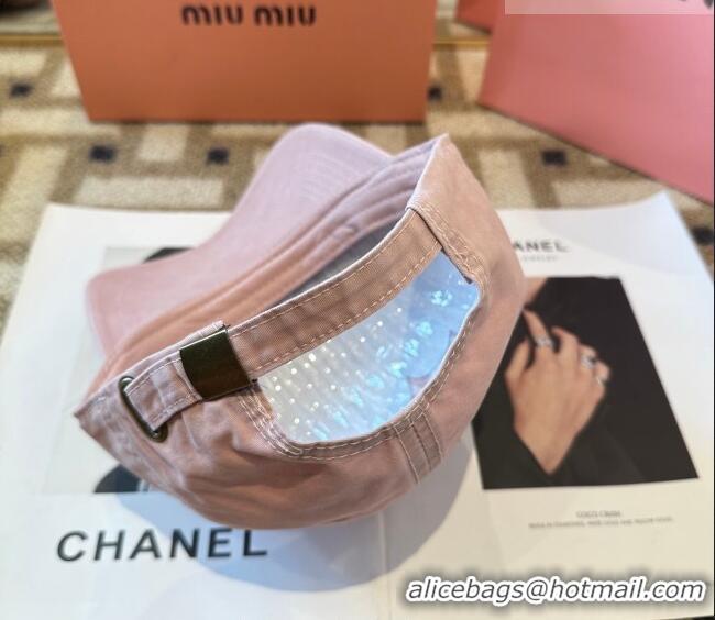 Famous Brand Miu Miu Canvas Baseball Hat MIU010522 Pink 2026