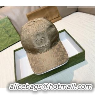 Good Product Gucci GG Nylon Baseball Hat GG010523 Beige 2026
