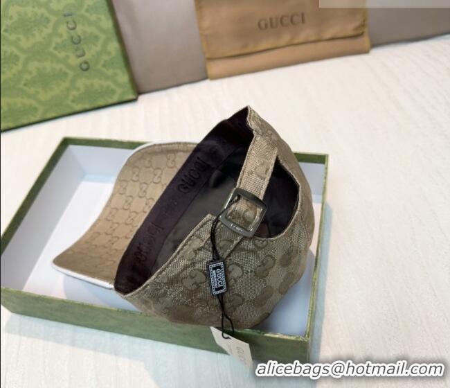 Good Product Gucci GG Nylon Baseball Hat GG010523 Beige 2026