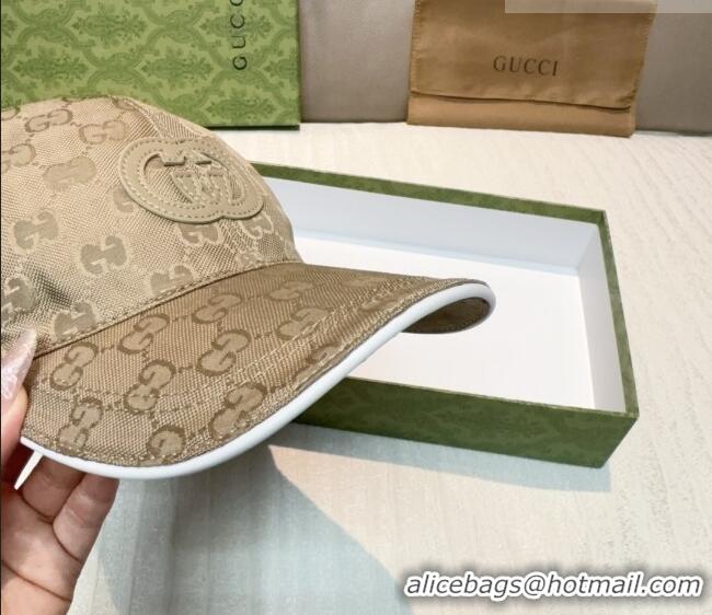 Good Product Gucci GG Nylon Baseball Hat GG010523 Beige 2026