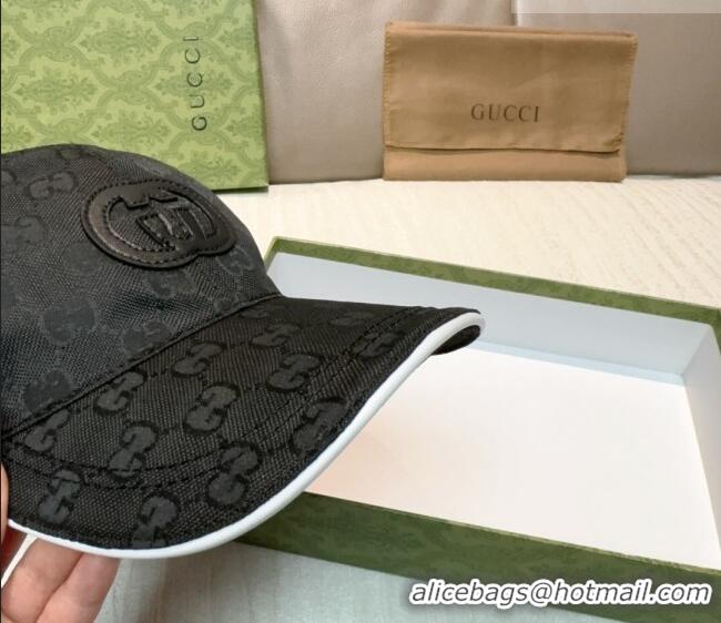 Good Quality Gucci GG Nylon Baseball Hat GG010523 Black 2026