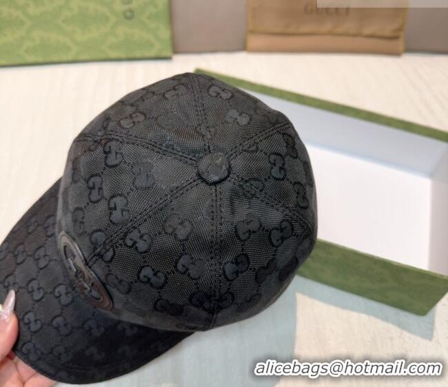 Good Quality Gucci GG Nylon Baseball Hat GG010523 Black 2026