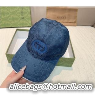 Good Taste Gucci GG Nylon Baseball Hat GG010523 Blue 2026