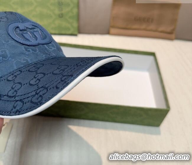 Good Taste Gucci GG Nylon Baseball Hat GG010523 Blue 2026