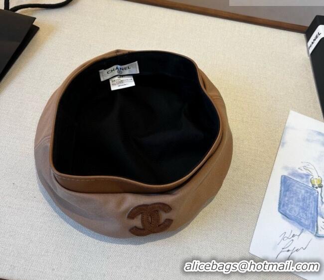 Pretty Style Chanel Beret Hat CH010524 Beige 2026