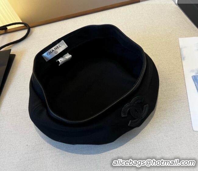 Promotional Chanel Beret Hat CH010524 Black 2026