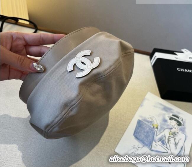 Famous Brand Chanel Beret Hat CH010524 Grey 2026