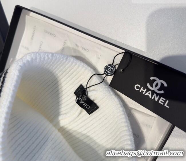 Reasonable Price Chanel Knit Hat CH010528 White 2026