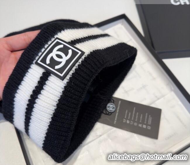 Cheap Price Chanel Knit Hat CH010528 Black 2026