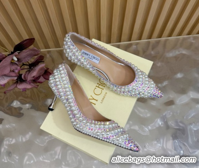 Popular Style Jimmy Choo Ixia Pumps 6.5cm in Strass and Pearls Multicolor 1210145 2026