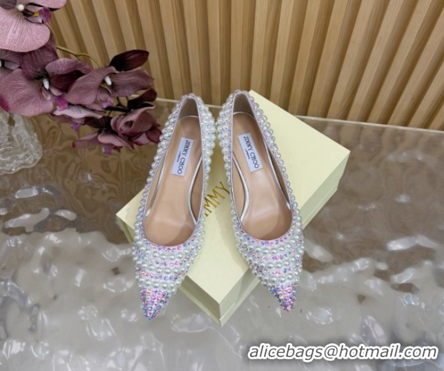 Popular Style Jimmy Choo Ixia Pumps 6.5cm in Strass and Pearls Multicolor 1210145 2026