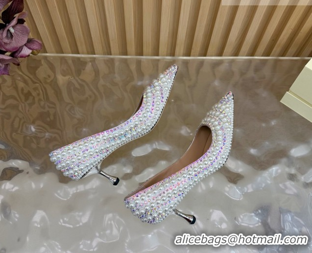 Popular Style Jimmy Choo Ixia Pumps 6.5cm in Strass and Pearls Multicolor 1210145 2026
