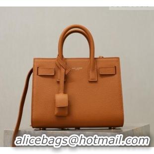 Grade Design Saint Laurent Sac De Jour Nano Tote bag in Grained Calfskin 717440 Brown 2026