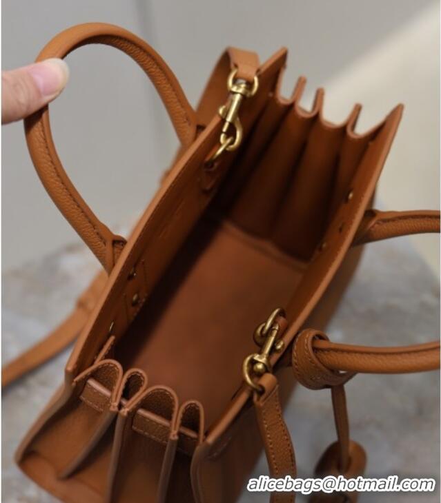 Grade Design Saint Laurent Sac De Jour Nano Tote bag in Grained Calfskin 717440 Brown 2026