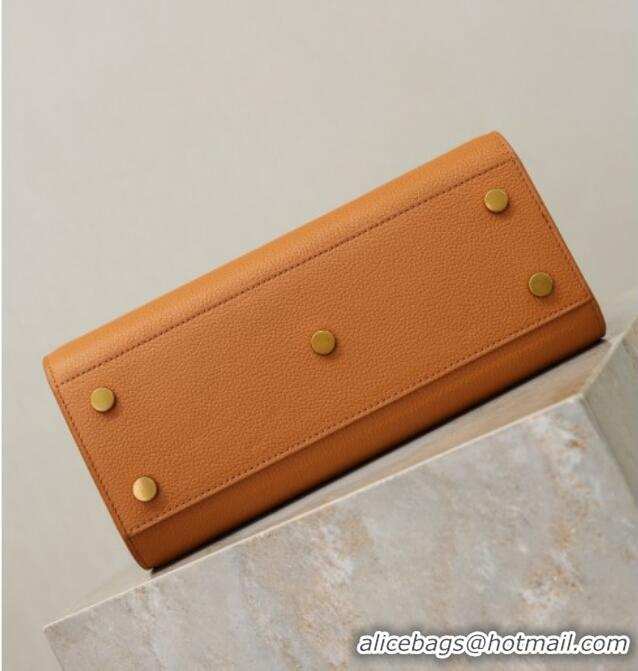 Grade Design Saint Laurent Sac De Jour Baby Tote bag in Grained Leather 421863/477477 Brown 2026