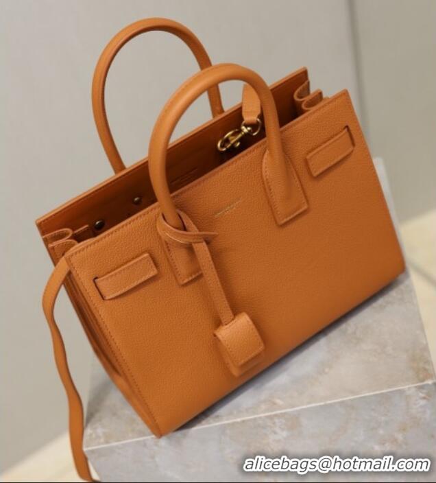 Grade Design Saint Laurent Sac De Jour Baby Tote bag in Grained Leather 421863/477477 Brown 2026