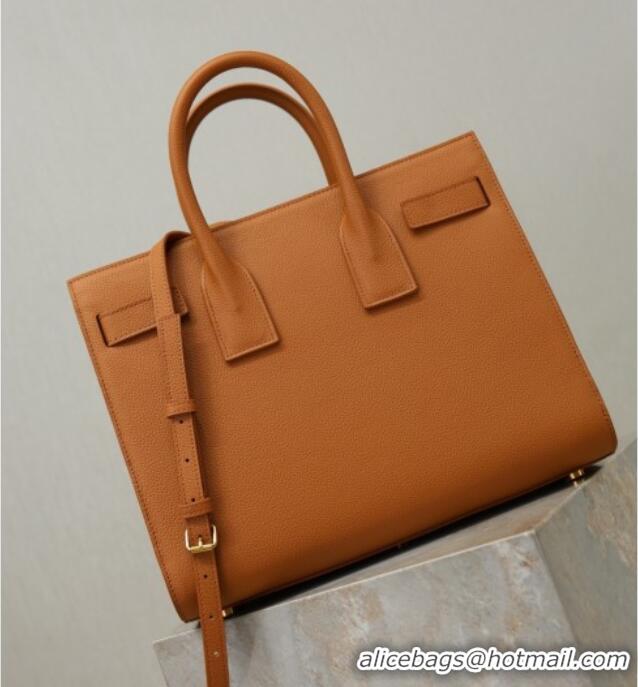 Best Price Saint Laurent Sac De Jour Small Tote bag in Grained Leather 378299 Brown 2026