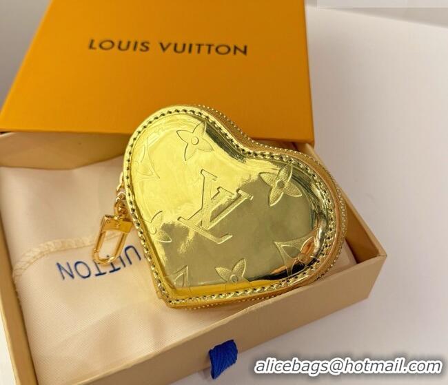 Top Quality Louis Vuitton Heart Coin Purse M26575 Gold-Tone 2026