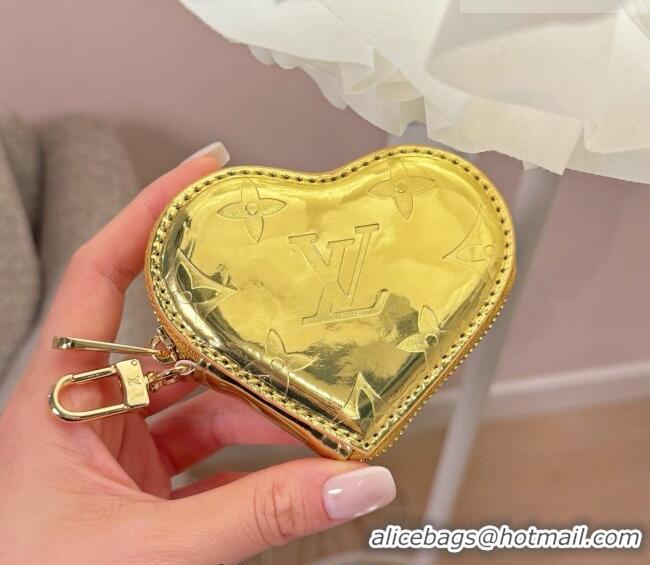 Top Quality Louis Vuitton Heart Coin Purse M26575 Gold-Tone 2026