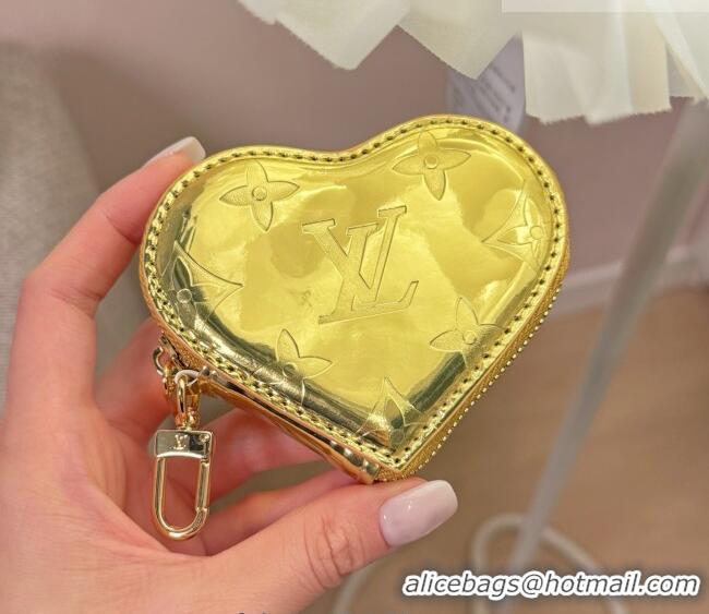 Top Quality Louis Vuitton Heart Coin Purse M26575 Gold-Tone 2026