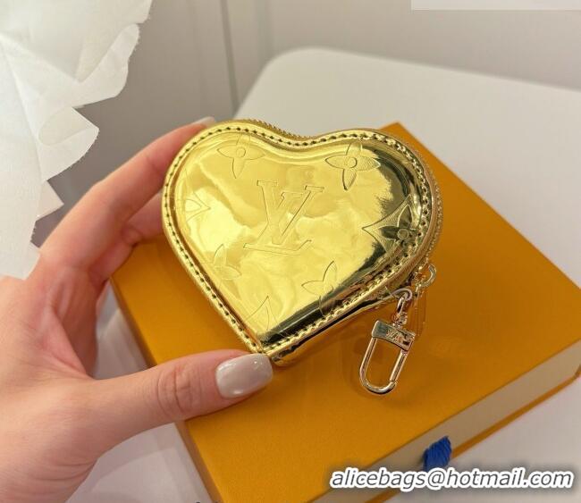 Top Quality Louis Vuitton Heart Coin Purse M26575 Gold-Tone 2026