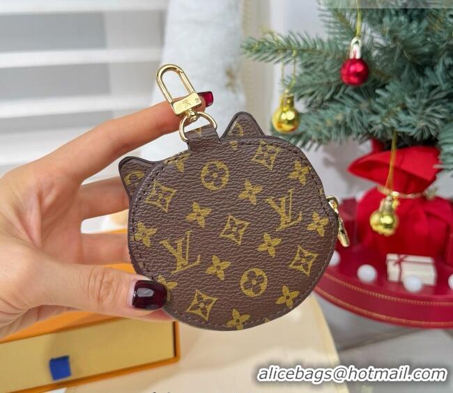 Good Quality Louis Vuitton Kitty Cat Coin Purse Bag Charm M15139 2026