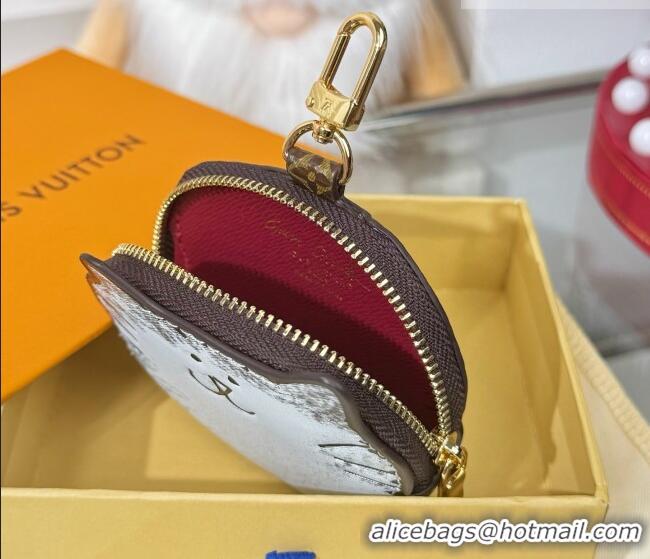 Good Quality Louis Vuitton Kitty Cat Coin Purse Bag Charm M15139 2026