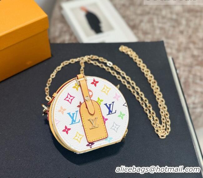 Fashion Discount Louis Vuitton LV x TM Clutch with Chain LV010713 White 2026