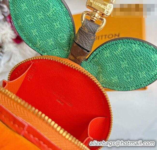 Discount Louis Vuitton LV Clementine Pouch Bag Charm M03221 Orange 2026
