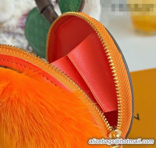 Discount Louis Vuitton LV Clementine Pouch Bag Charm M03221 Orange 2026