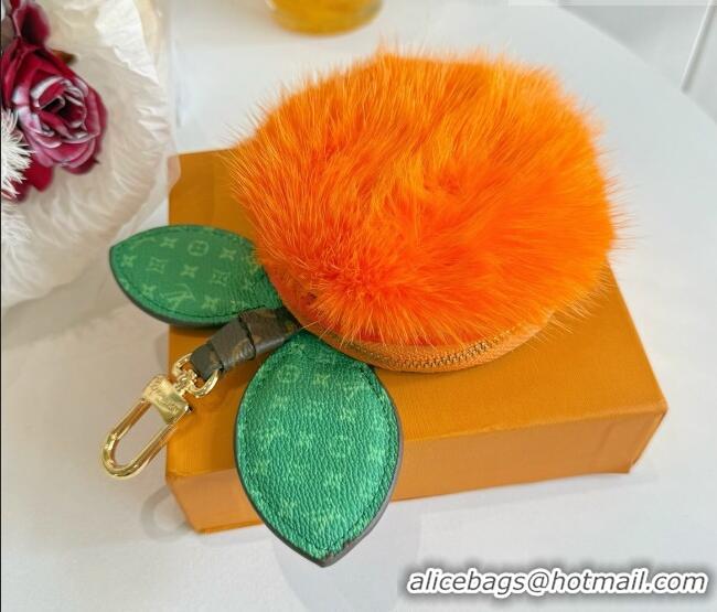 Discount Louis Vuitton LV Clementine Pouch Bag Charm M03221 Orange 2026